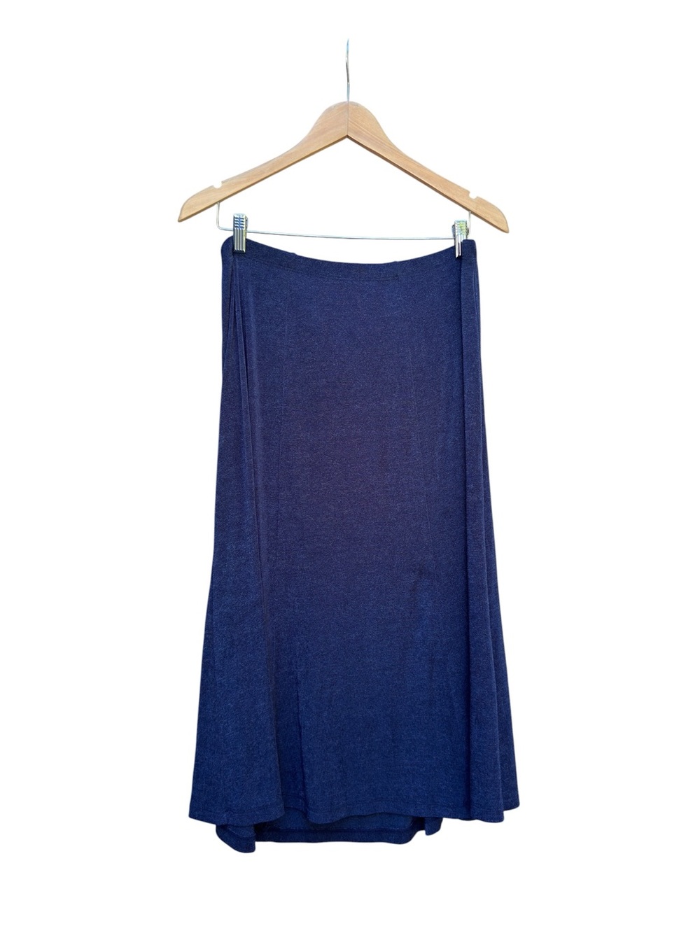 Vintage KIM & CO Flowy Knit Maxi Skirt - Made in Canada